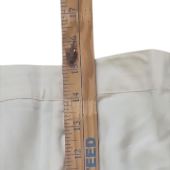 Vintage Allison Taylor 100% Silk Pants Sz 2X Minimalist Off White Trousers - Picture 11 of 11